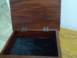 Caixa Pintura Madeira Envelhecida